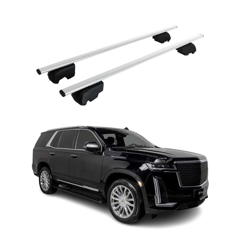 2021-2026 Cadillac Escalade ESV Roof Rack Cross Bars Silver