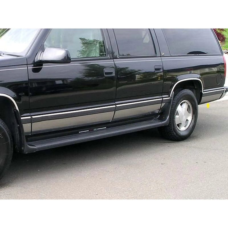 1992-1999 Chevrolet Suburban Stainless Rocker Panel Trim 10Pc 4Door