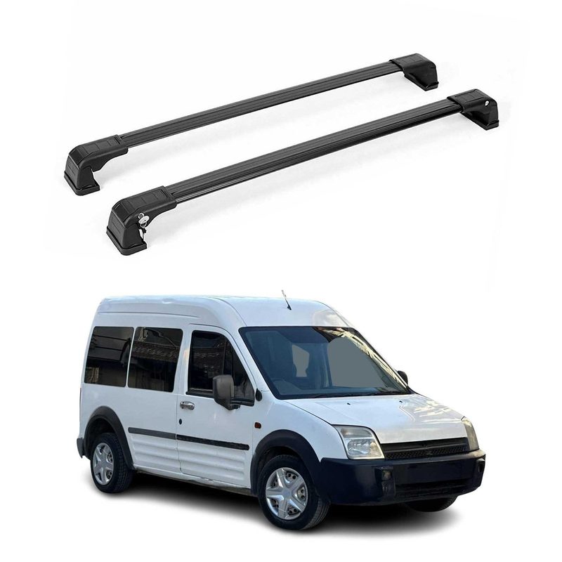 2010-2013 Ford Transit Connect Roof Rack Cross Bars Black