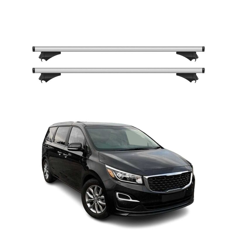 2014-2021 Kia Sedona Roof Rack Cross Bars Silver
