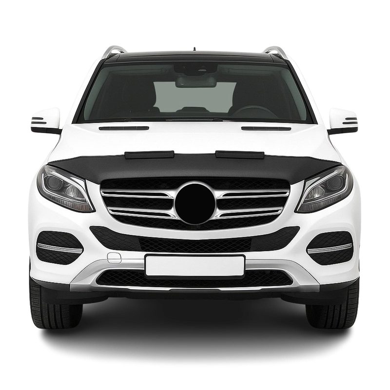 2016-2019 Mercedes GLE Class W166 Car Bonnet Mask Hood Bra Half Black