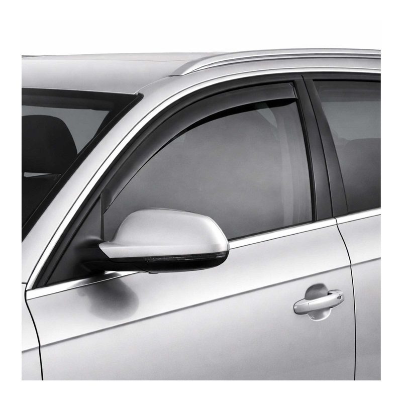 2008-2012 Audi A4 Wagon Window Visor Vent Rain Deflector 2Pcs Smoke