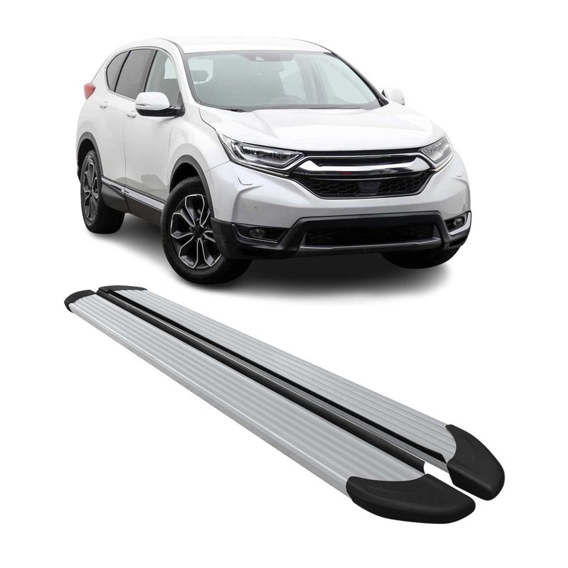 2017-2022 Honda CR-V Running Boards Side Steps Silver