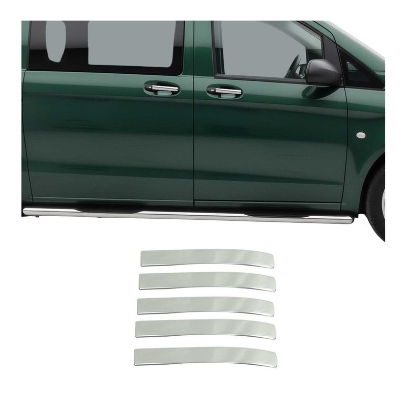 2016-2024 Mercedes Metris Car Door Handle Cover Protector Stainless Steel 5x