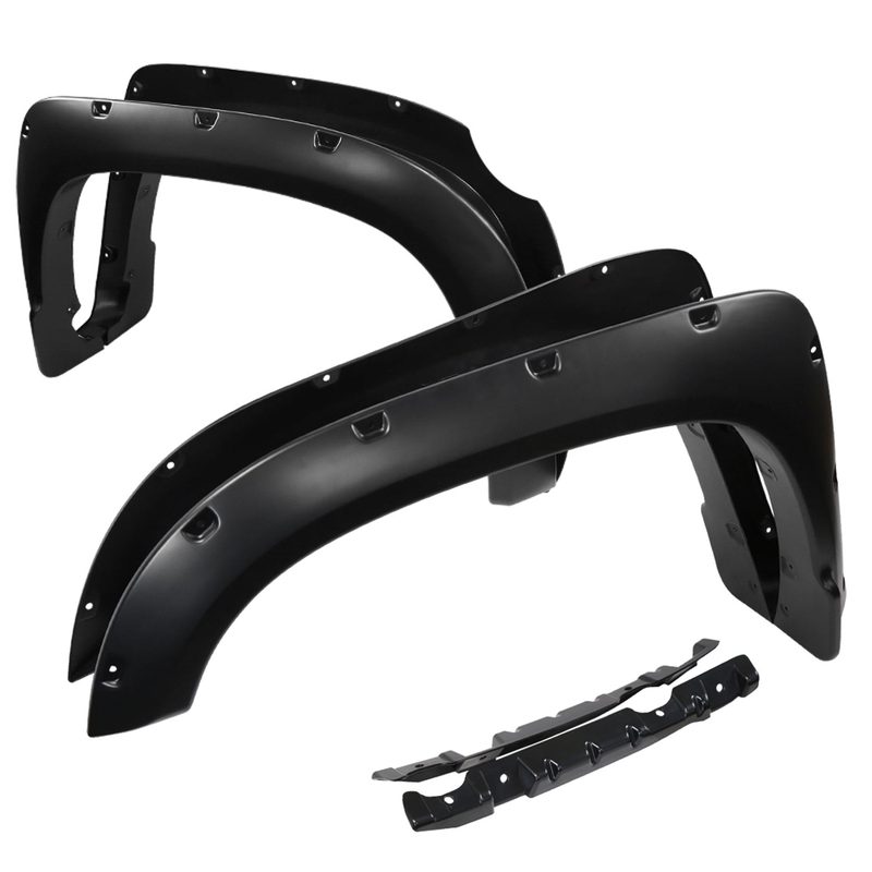 2014-2018 Toyota Tundra Smooth Rivet Style Fender Flares Wheel Protector