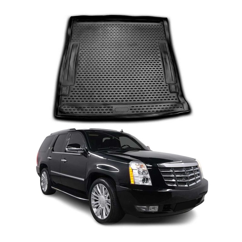 2007-2014 Cadillac Escalade Cargo Liner Trunk Mat All Weather Black