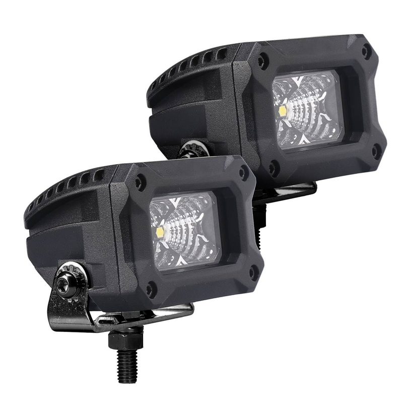 Faro Rectangular GR Bright Series de 2 leds 1 Par Flood