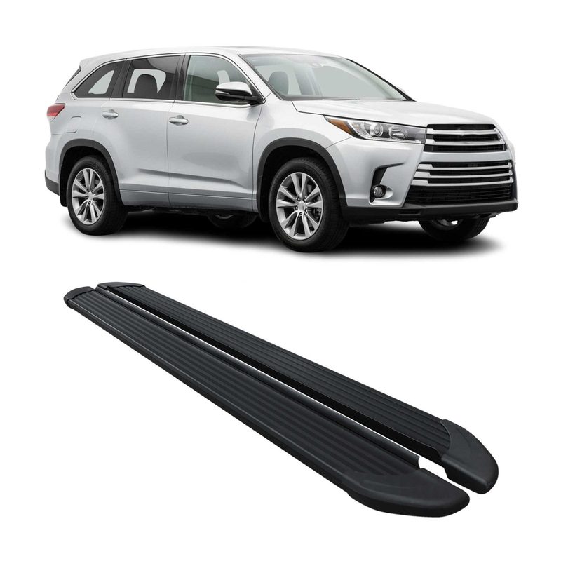 2014-2019 Toyota Highlander Nerf Bar Side Step Running Boards Alu 2x