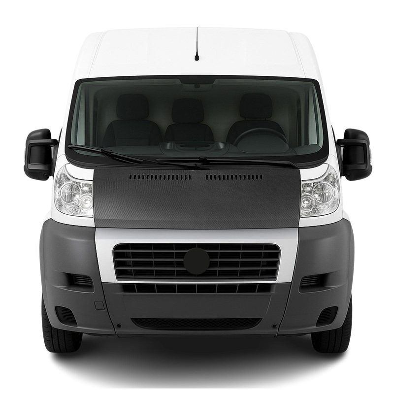 2014-2022 RAM ProMaster Car Bonnet Mask Hood Bra Carbon Black Full Coverage