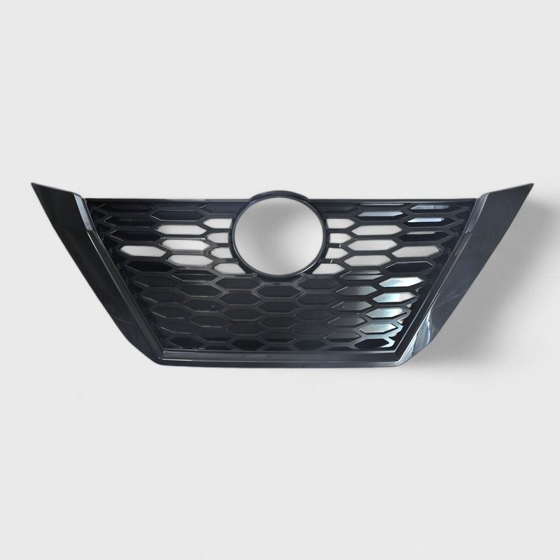 2020-2023 Nissan Sentra Grille Overlay Gloss Black 1Pcs ABS Plastic