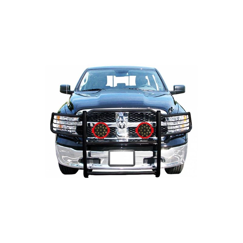 Fits 2009-2018 Ram 1500, 2019-2024 1500 Classic (BLK-17DG109MA-PLR)