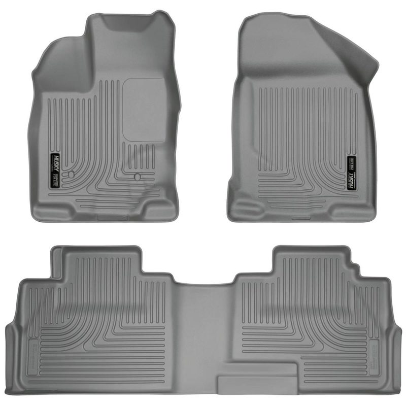 Tapetes Husky Weatherbeater 1ra y 2da Fila Color Negro para Edge 07-14