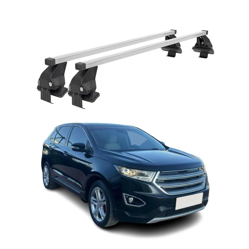 2015-2024 Ford Edge Roof Rack Cross Bars Silver