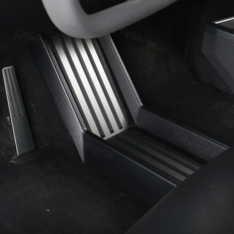 [Carbon Fiber Pattern ABS] Lower Console Protection Trim Cover For Cybertruck