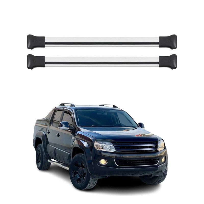 2010-2020 VW Amarok Roof Rack Cross Bars Silver