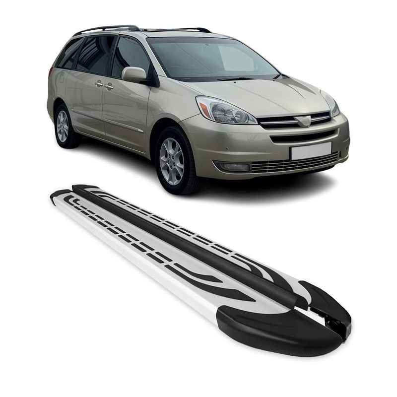 2005-2010 Toyota Sienna Nerf Bar Side Step Running Boards Alu 2x