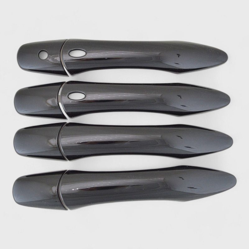 2016-2025 Nissan Armada Door Handle Cover Gloss Black 8Pcs ABS Plastic