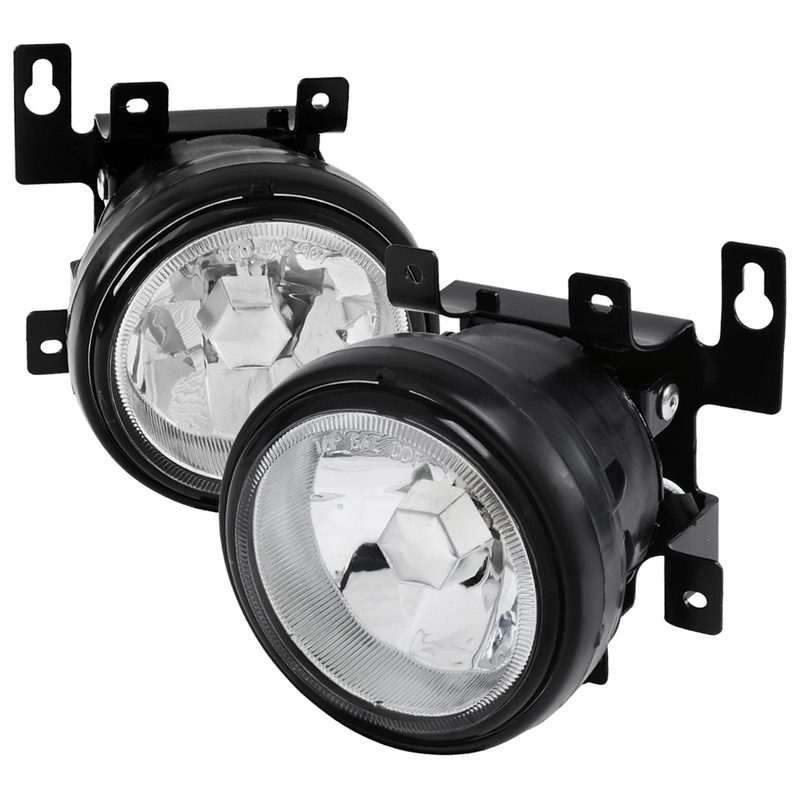 2003-2008 Honda Element 12V/55W H3 Fog Lights Kit Chrome Housing/Clear Lens