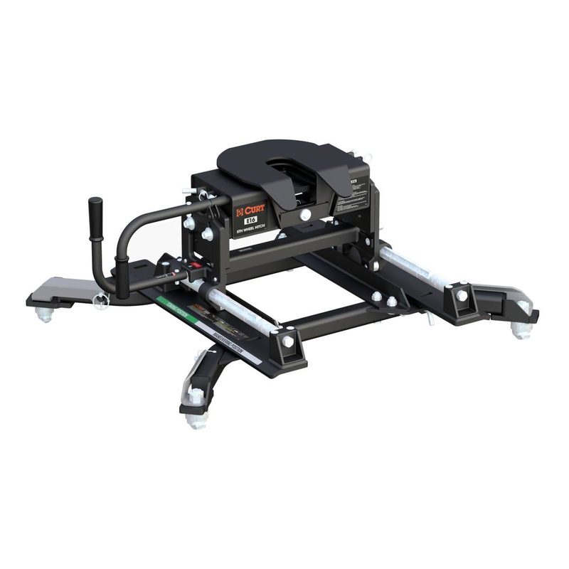 E16 5th Wheel Hitch with Roller and Ram Puck System Adapter