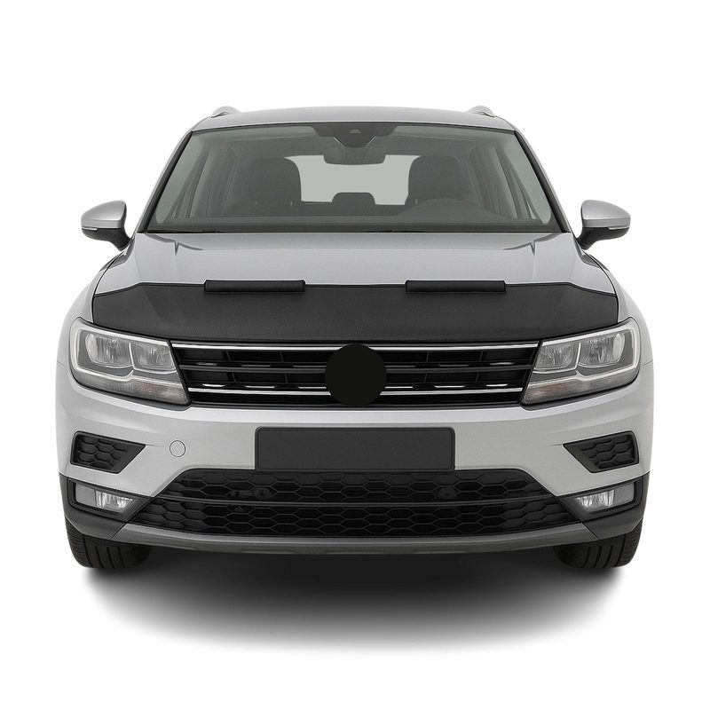 2018-2024 VW Tiguan Car Bonnet Mask Hood Bra Black 1 Pc