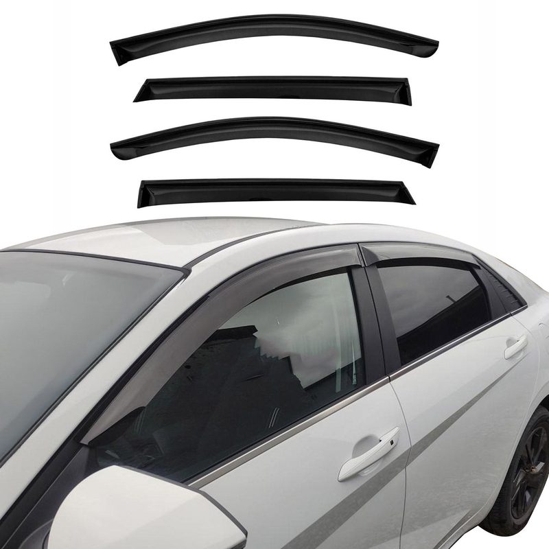 2021-2026 Kia K5 Sedan Window Visor Vent Rain Deflector 4Pcs Smoke