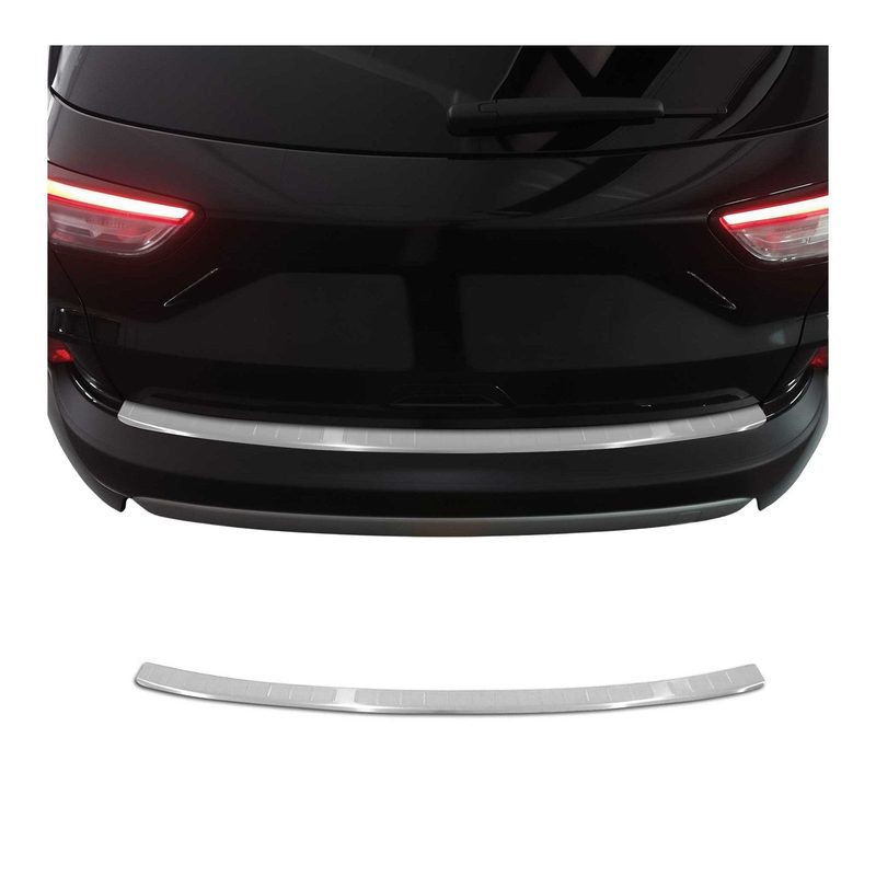 2020-2022 Ford Escape 4.gen Pre-FL Rear Bumper Sill Cover Protector Guard Brushed Stainless Steel