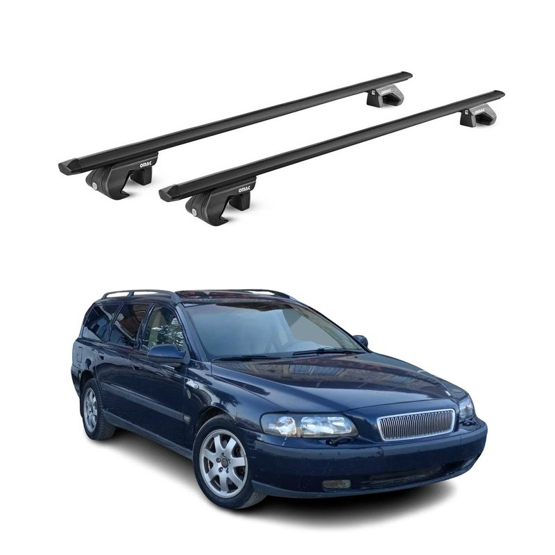 1998-2000 Volvo V70 Roof Rack Cross Bars Luggage Carrier 2 Pcs