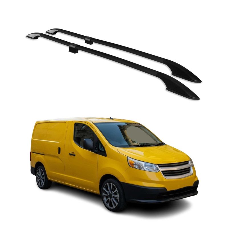2015-2018 Chevrolet City Express Roof Rack Rails Side Rails Black