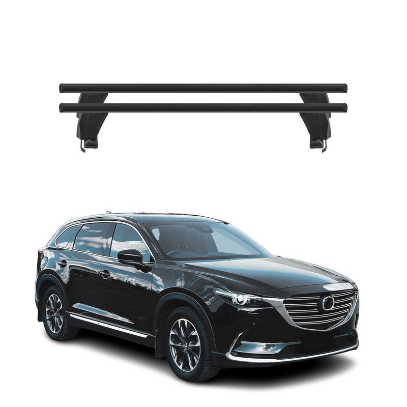 2016-2023 Mazda CX-9 Roof Rack Cross Bars Black
