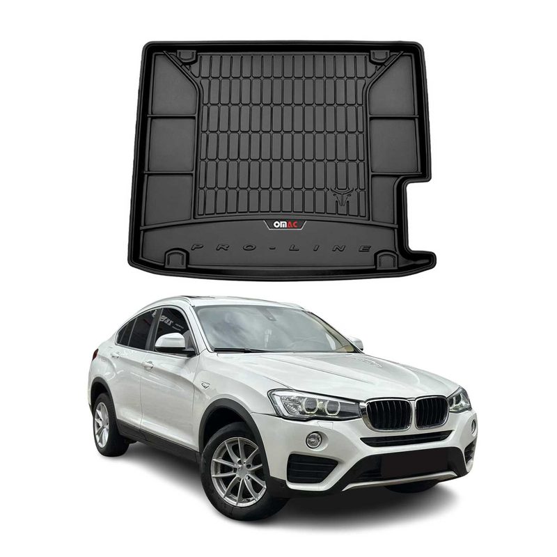 2015-2018 BMW X4 F26 Premium Cargo Liner Trunk Mat All Weather Heavy Duty Black
