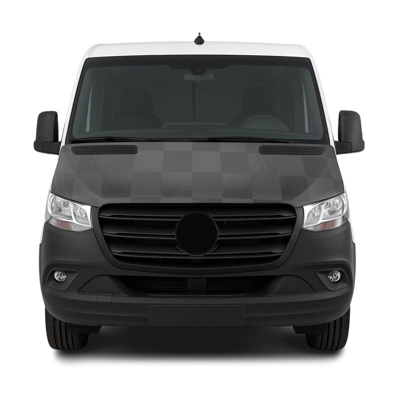 2014-2018 Mercedes Sprinter W906 Car Bonnet Mask Hood Bra Black 1Pc Vinyl