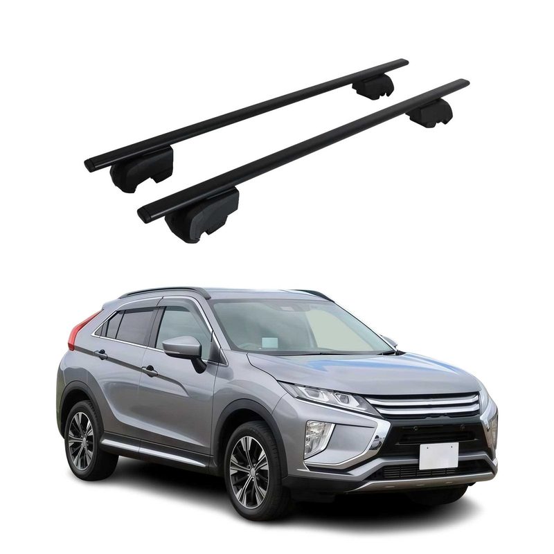 Roof Rack Luggage Carrier Cross Bars Steel for Mitsubishi Eclipse Cross 2018-23