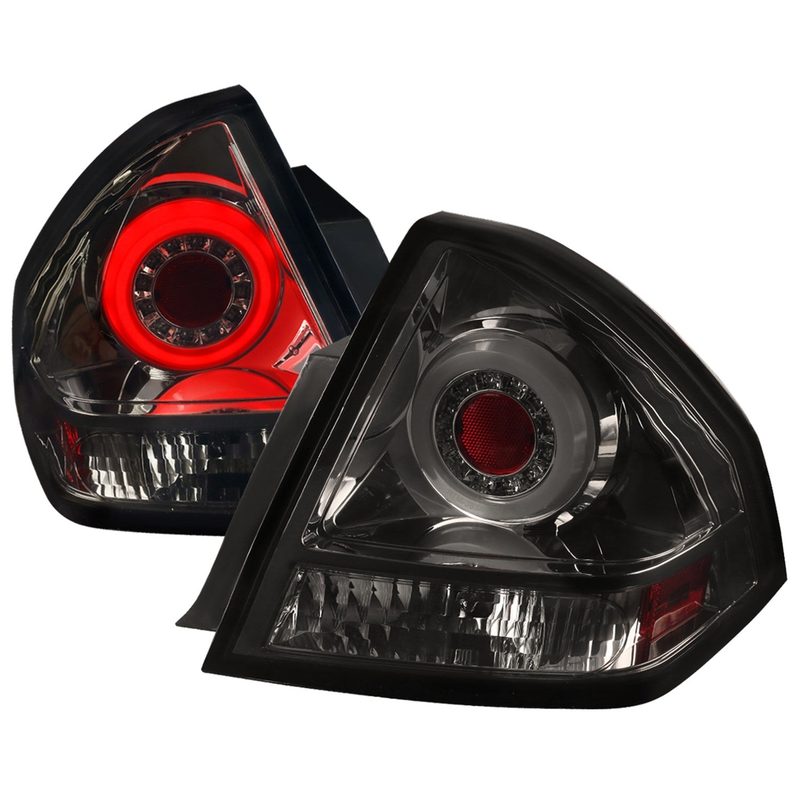 2006-2013 Chevy Impala/ 2014-2016 Impala Limited LED Tail Lights Chrome/Smoke
