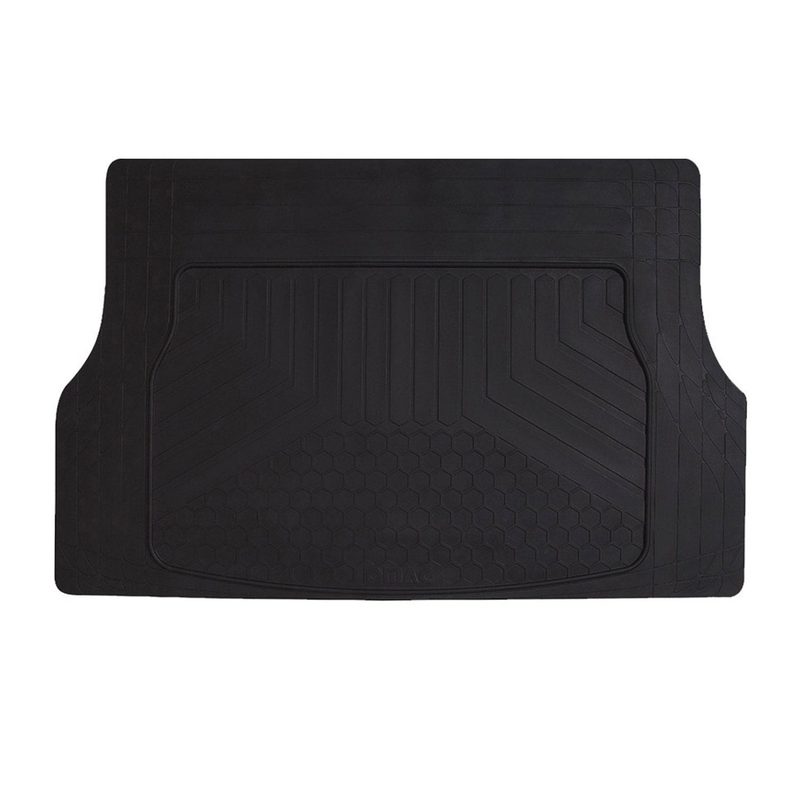 Mini Universal Cargo Mats Liner All Weather Black Rubber