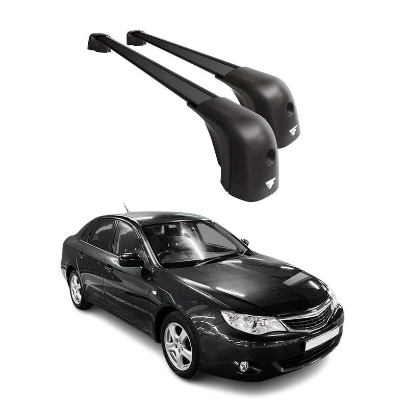 2007-2016 Subaru Impreza III IV Roof Racks Cross Bars Black