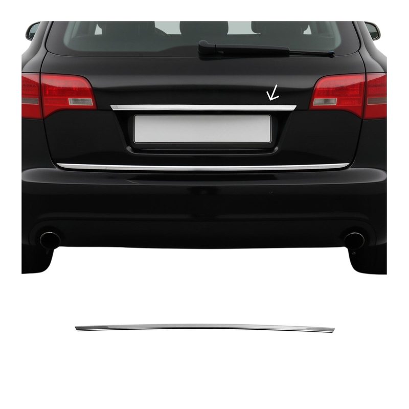 2008-2012 Audi A3 Sportback Facelift Trunk Tailgate Door Handle Cover Stainless Steel