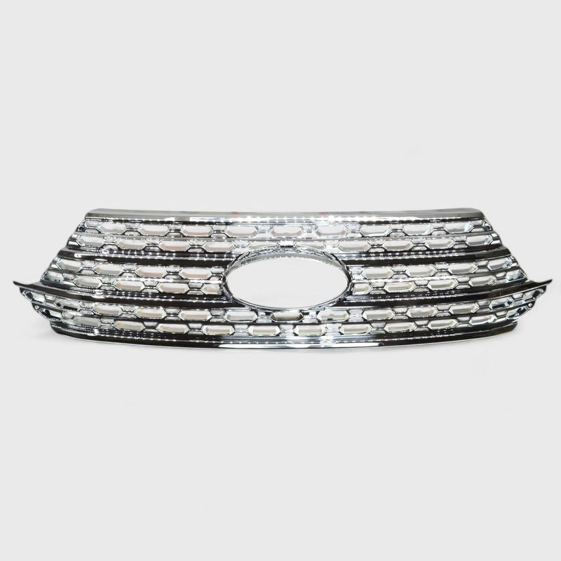 2020-2024 Ford Explorer Grille Overlay Chrome 1Pcs ABS Plastic