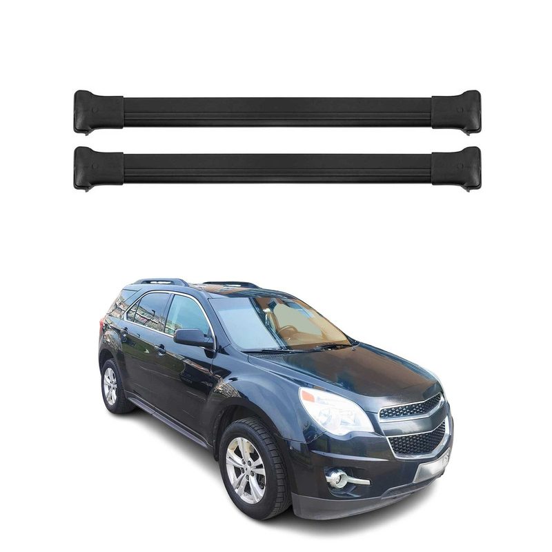 2010-2017 Chevrolet Equinox Roof Rack Cross Bars Black