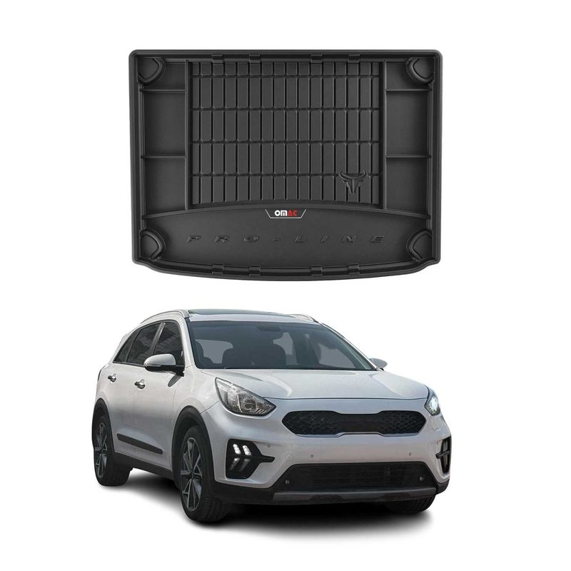 2017-2022 Kia Niro 1.gen Hybrid Premium Cargo Liner Trunk Mat All Weather Heavy Duty with subwoofer