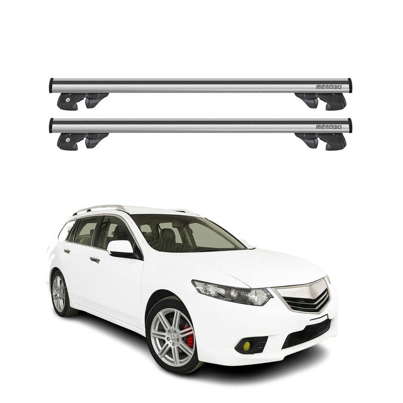2011-2014 Acura Tsx Sport Wagon Roof Rack Cross Bars Silver