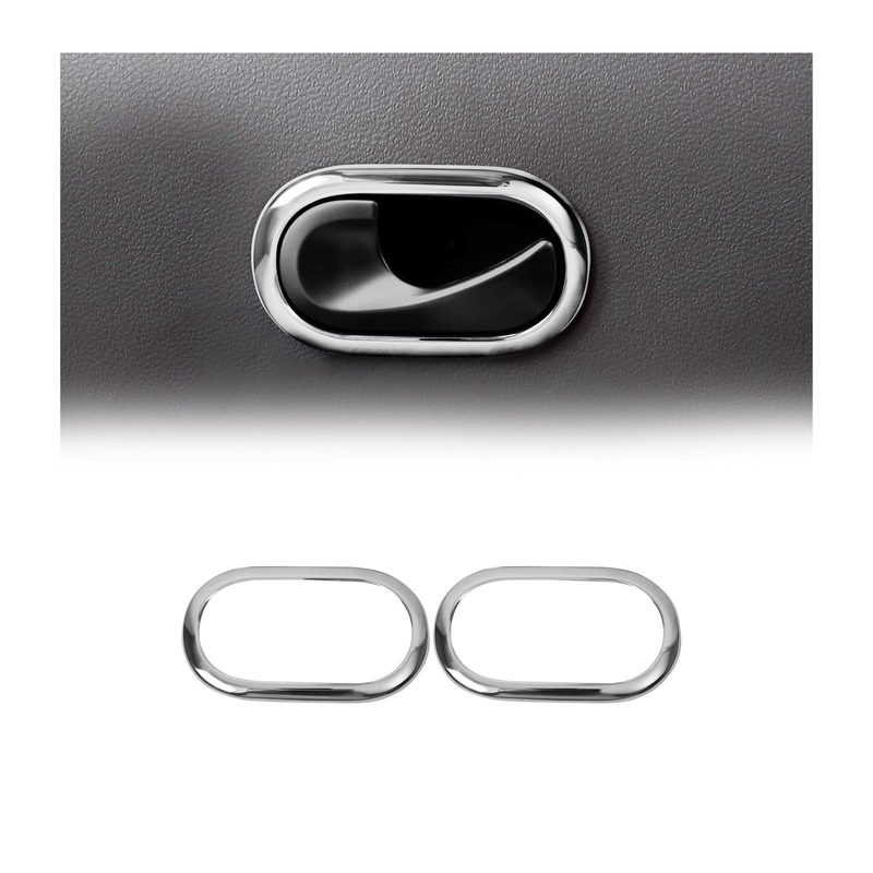 2016-2019 Smart ForTwo Car Door Handle Cover Protector Stainless Steel Chrome 2 Pcs