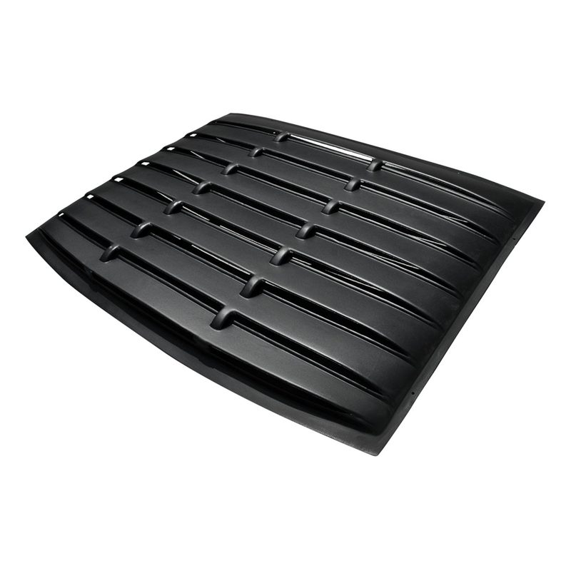 2005-2014 Ford Mustang Coupe Matt Black ABS Vintage Rear Window Louver