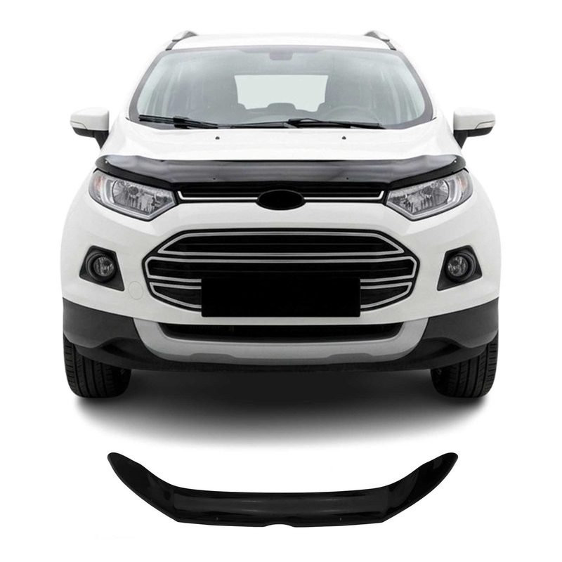 2013-2017 Ford EcoSport Front Bug Shield Hood Deflector 1 Pc Smoke