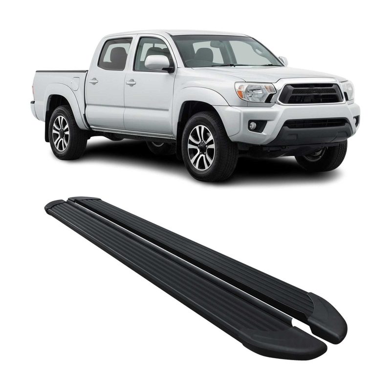 2005-2023 Toyota Tacoma Double Cab Nerf Bar Side Step Running Boards Alu 2x