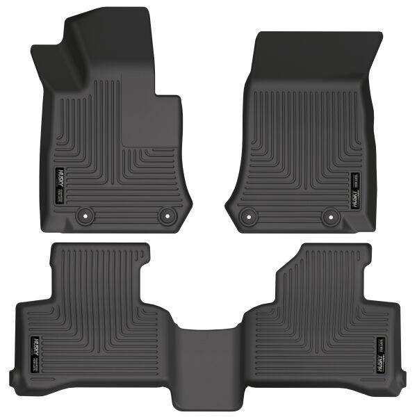 Tapetes Husky Weatherbeater 1ra y 2da Fila Color Negro para GLC 17-22