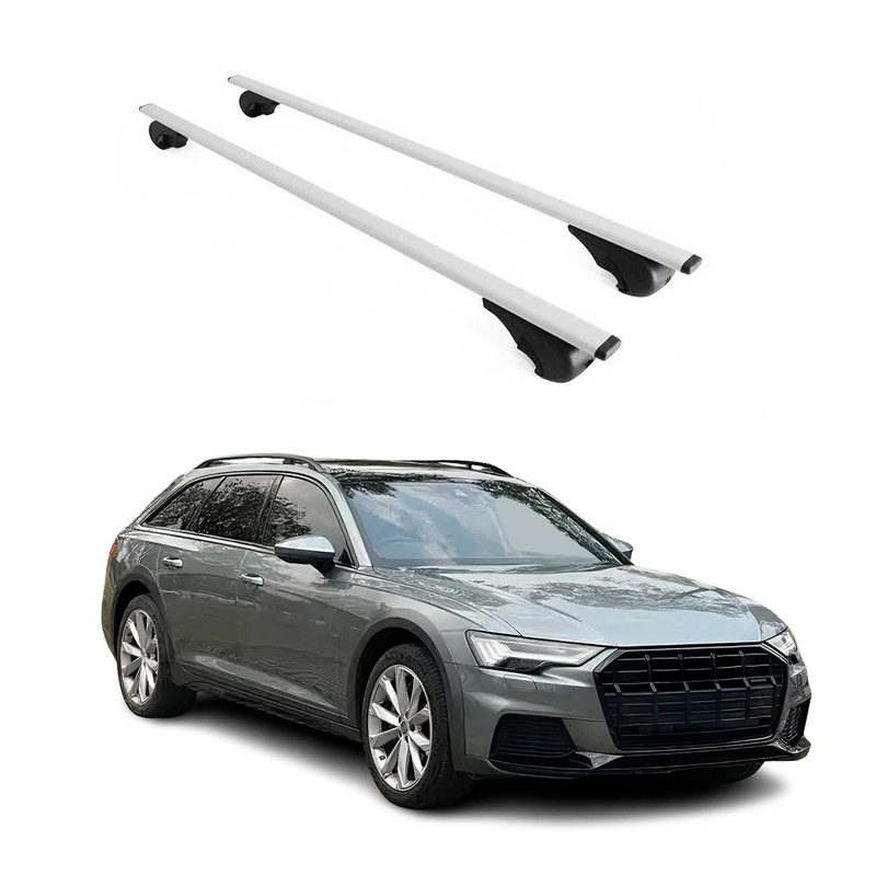 2020-2024 Audi A6 Allroad Roof Rack Cross Bars Luggage Carrier 2 Pcs