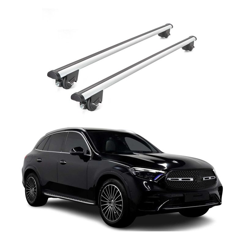 2023-2026 Mercedes GLC (X254) Roof Rack Cross Bars Luggage 220 Lbs Gray 2 Pcs