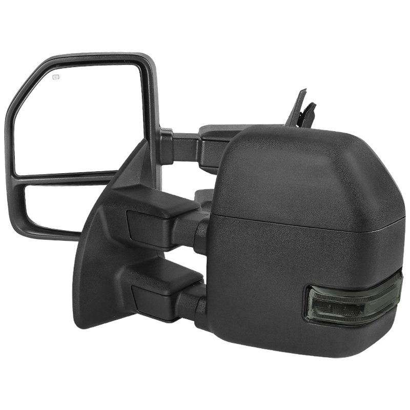 1999-2016 Ford F-250/F-350/F-450 Heated Towing Mirrors Smoke Lens Turn Signal