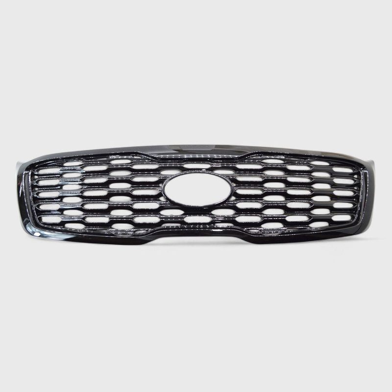 2019-2020 Kia Sorento Grille Overlay Gloss Black 1Pcs ABS Plastic