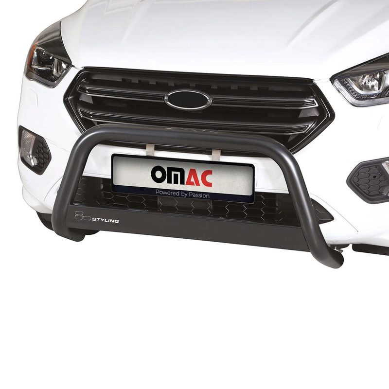 Bull Bar Push Front Bumper Grille for Ford Escape 2017-2019 Black 1 Pc